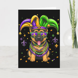 Carte Drôle de festival de chien berger allemand de perl