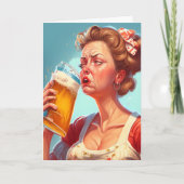 Carte Drôle de fête des mères (Devant)