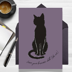 Carte drôle de fête des mères pour chaton de votre