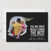 Carte drôle de fête des pères (Devant)