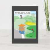 Carte drôle de golf (Devant)