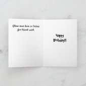 Carte drôle de golf (Intérieur)