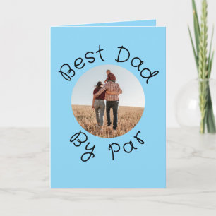Carte Drôle de golf Papa Anniversaire Personnalisé Meill