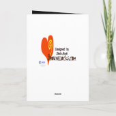 Carte drôle de Halloween d'énigme de zombi (Dos)