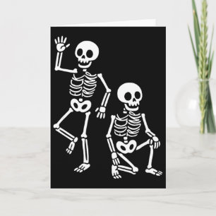 Carte Drôle de Halloween Trump Squelette Trump _1
