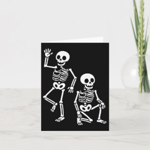 Carte Drôle de Halloween Trump squelette Trump Premium