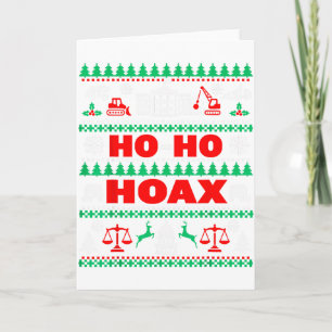 Carte Drôle de Ho Ho Hoax Maison Blanche Congrès Justice