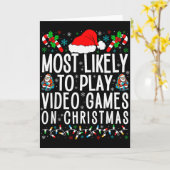 Carte Drôle de joueur le plus susceptible de jouer à des (Fleur jaune)