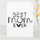 Carte drôle de la fête des mères : Édition Supermo (Fleur jaune)