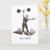 Carte drôle de la fête des pères modèle d'humour v (Fleur jaune)