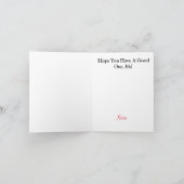 Carte drôle de la Fête du Canada pour un Gendarme  (Intérieur)