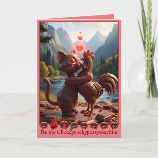 Carte drôle de la Saint-Valentin (Devant)
