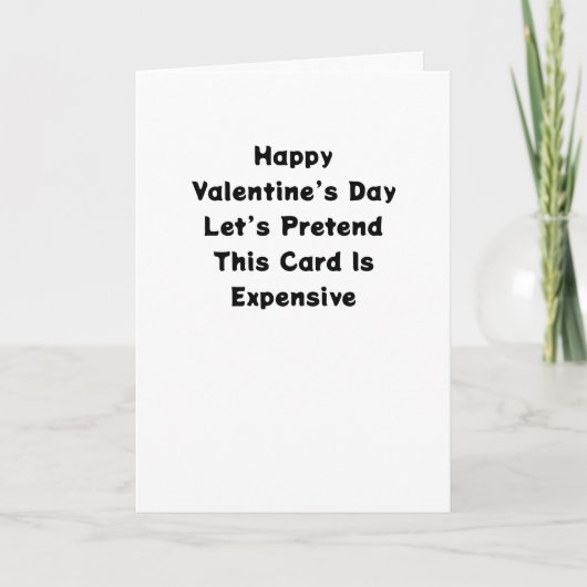 Carte drôle de la Saint-Valentin (Devant)