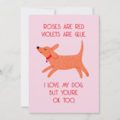 Carte drôle de la Saint-Valentin - Conception Love (Devant)