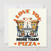 Carte drôle de la Saint-Valentin Je t'aime plus qu (Devant)