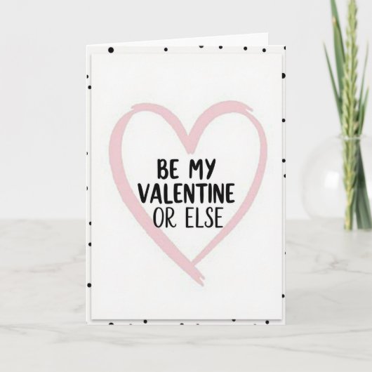 Carte drôle de la Saint-Valentin ou sinon (Devant)