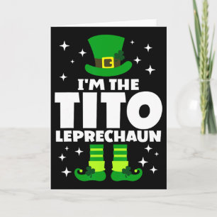 Carte Drôle de lutin irlandais Tito Joyeux jour de la Sa