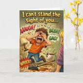 Carte Drôle de nostalgie (Fleur jaune)