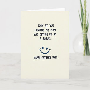 Carte drôle de Papa Bonus
