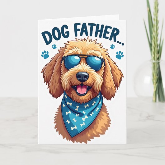 Carte Drôle de Papa Canin (Devant)