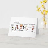 Carte drôle de Photoshoot de cheval de bande (Fleur jaune)