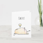 carte drôle de pug à Cheers (Devant)