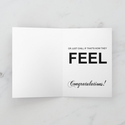 Carte drôle de retraité (Intérieur)