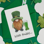Carte drôle de Saint-Patrick avec un nain pour la 