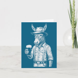 Carte Drôle de Saint-Patrick - Graphisme de verre à boir