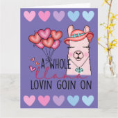 Carte drôle de Saint-Valentin (Fleur jaune)