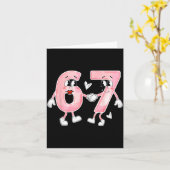 Carte Drôle de Saint-Valentin 6 7 Six Sept Mème Valentin (Fleur jaune)