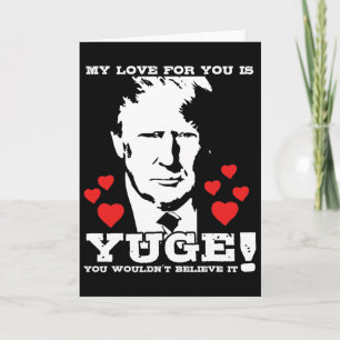 Carte Drôle de Saint-Valentin Trump Saint-Valentin Répub