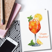 Drôle de Spritz de cocktail italien personnalisé p