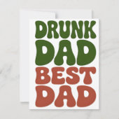 Carte drôle de St Patrick pour Papa (Devant)