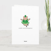 Carte Drôle de St. Patrick's Day (Dos)