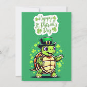 Carte drôle de tortue mignonne - Joyeuse fête de l (Devant)