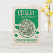 Carte drôle de trèfle Shamrock – Pour lui (Fleur jaune)