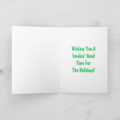 Carte drôle de vacances de bande dessinée de (Intérieur)