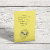 Carte Drôle de vœu de rétablissement