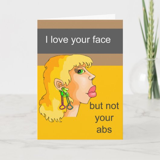 Carte Drôle de vous manquant (Devant)