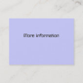 Carte drôle d'entretien programmé de visage (Dos)