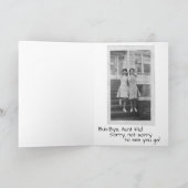 Carte Drôle Désolé, vous êtes en difficulté avec la méno (Intérieur)