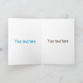 Carte Drôle dessin animé d'insecte de la mouche à cheval (Intérieur)