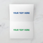 Carte Drôle dessin d'insecte moustique (Intérieur)