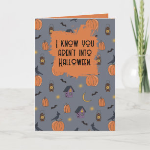 Carte drôle d'Halloween de la part de Maman Sarcas