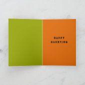 Carte drôle d'Halloween de triton (Intérieur)