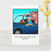 Carte drôle d'humour d'anniversaire pour eux (Fleur jaune)