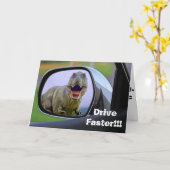 Carte Drôle Dinosaure Vieillissement Anniversaire (Fleur jaune)