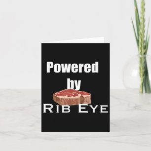 Carte Drôle Dit Sur La Viande Rib Eye Steak Carnivores G