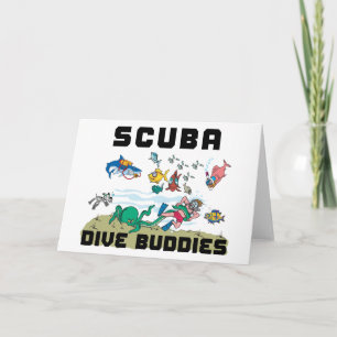 Carte Drôle Dive Buddy SCUBA Dive Buddy